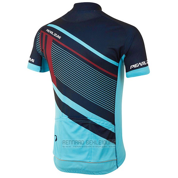 2017 Fahrradbekleidung Pearl Izumi Hellblau Trikot Kurzarm und Tragerhose - zum Schließen ins Bild klicken